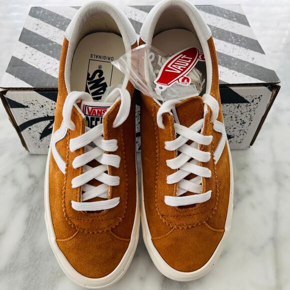 VANS VAULT OG EPOCH LX SUEDE Pumpkin Spice/ Henna US 7.5 NEW in BOX Collectible - Picture 1 of 5